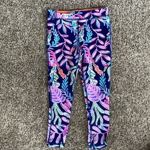 Lilly Pulitzer girls leggings small EUC